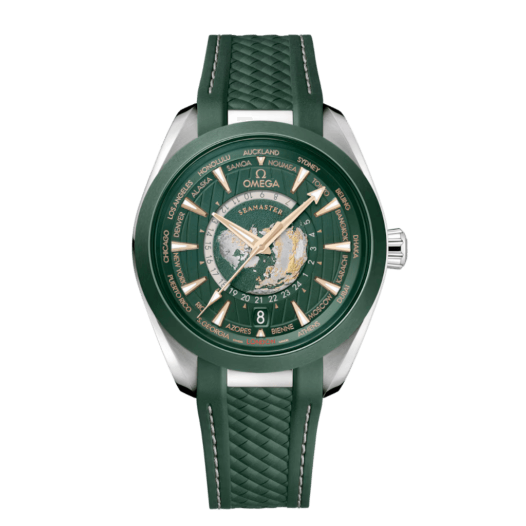 OMEGA Seamaster Aqua Terra 150m GMT Worldtimer 43mm - 220.32.43.22.10.001 - #1 OMEGA Seamaster Aqua Terra 150m GMT Worldtimer 43mm - 220.32.43.22.10.001 - #1