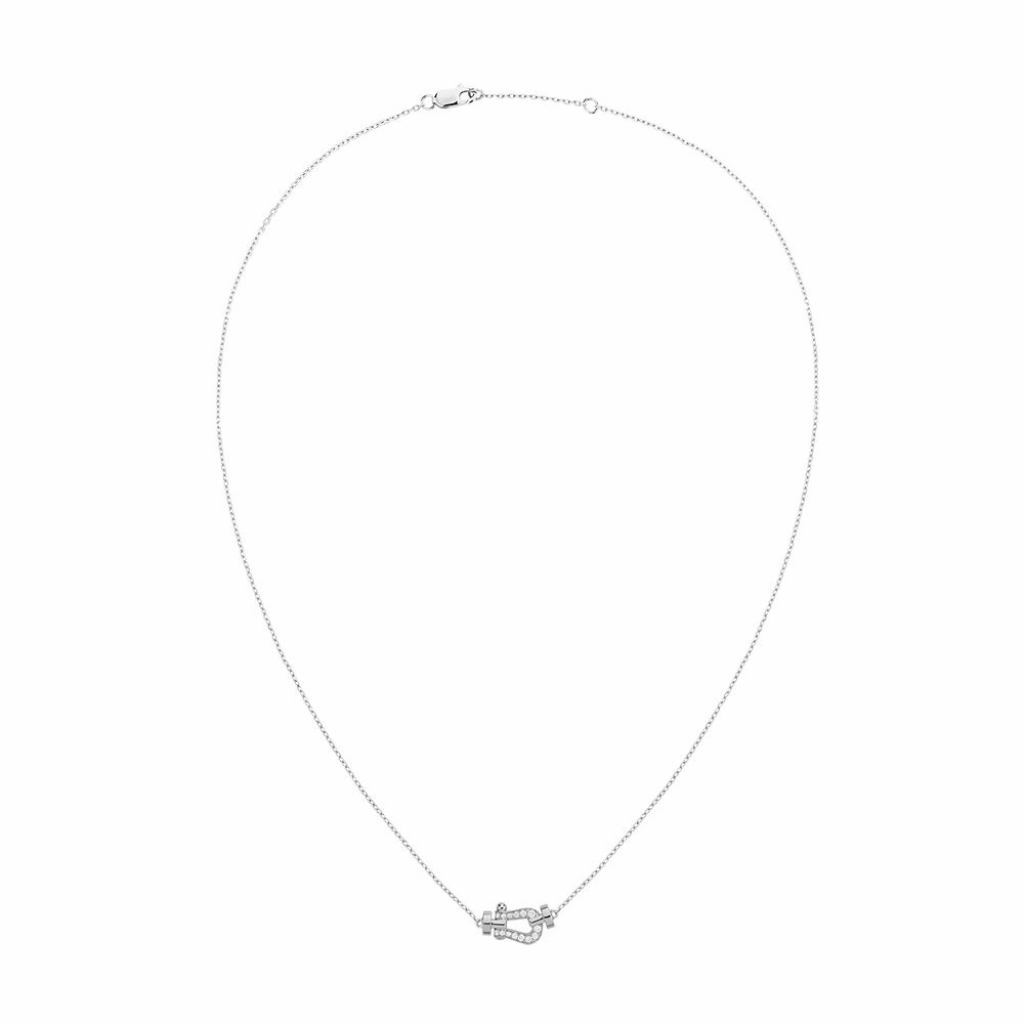 Fred Force 10 collier witgoud met diamant - 7B0281-000 - #2