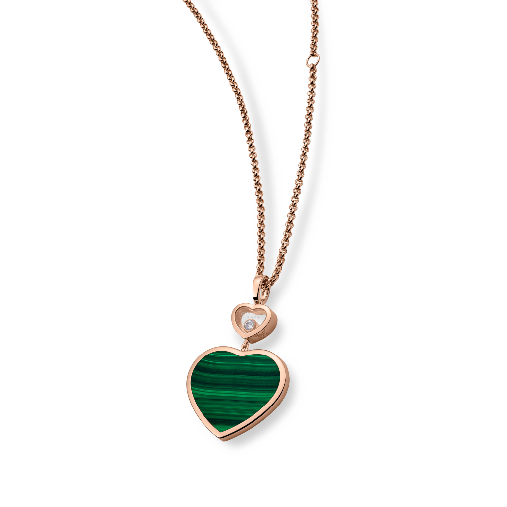 Chopard Happy Diamonds Happy Hearts collier roodgoud met diamant - 79A075-5151 - #5