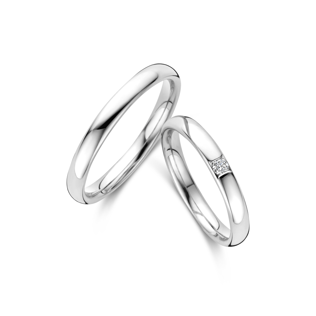 Trouwring Classic Love Collection witgoud - 270407 - #2