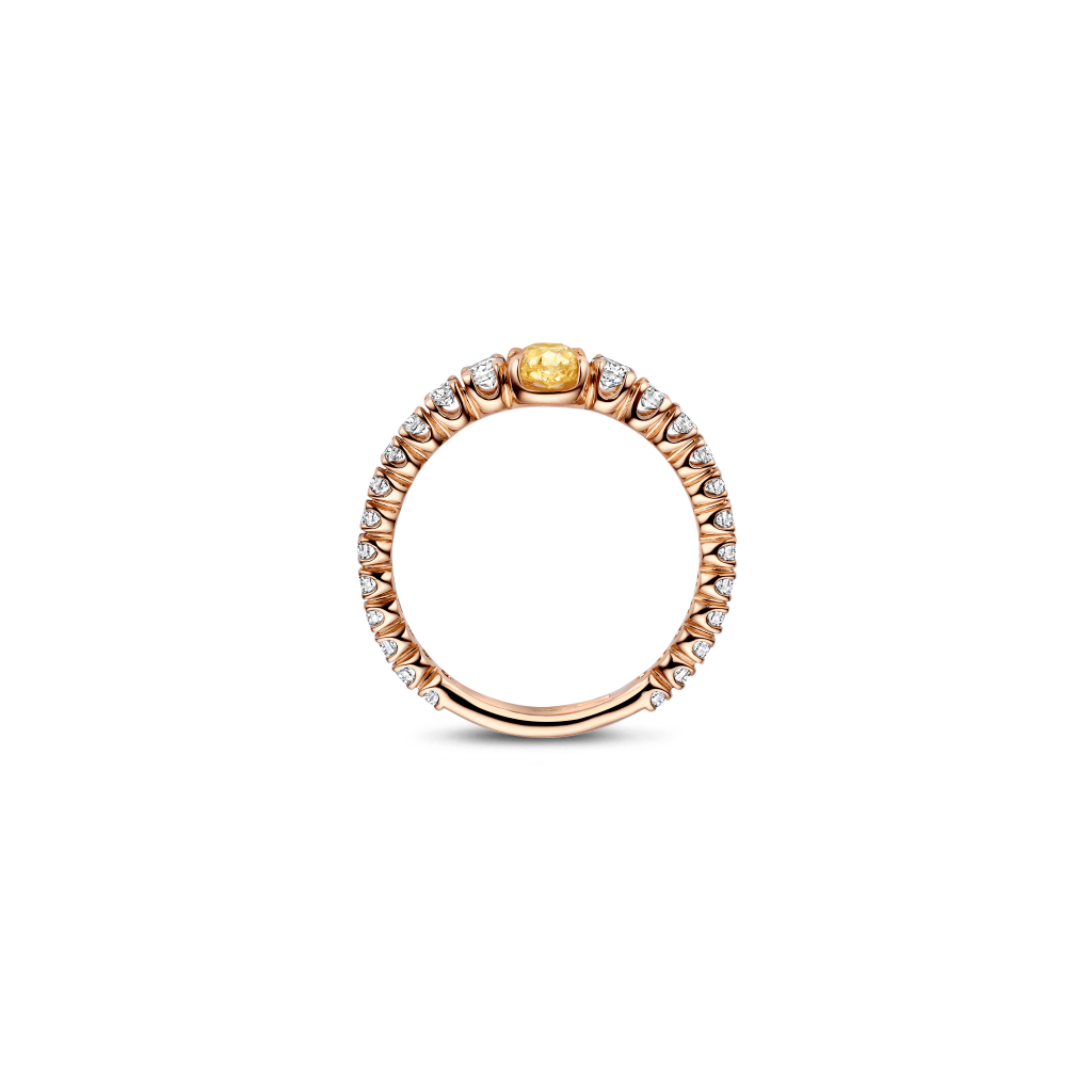 Schaap en Citroen Diamonds ring roodgoud met diamant - #4 Schaap en Citroen Diamonds ring roodgoud met diamant - #4