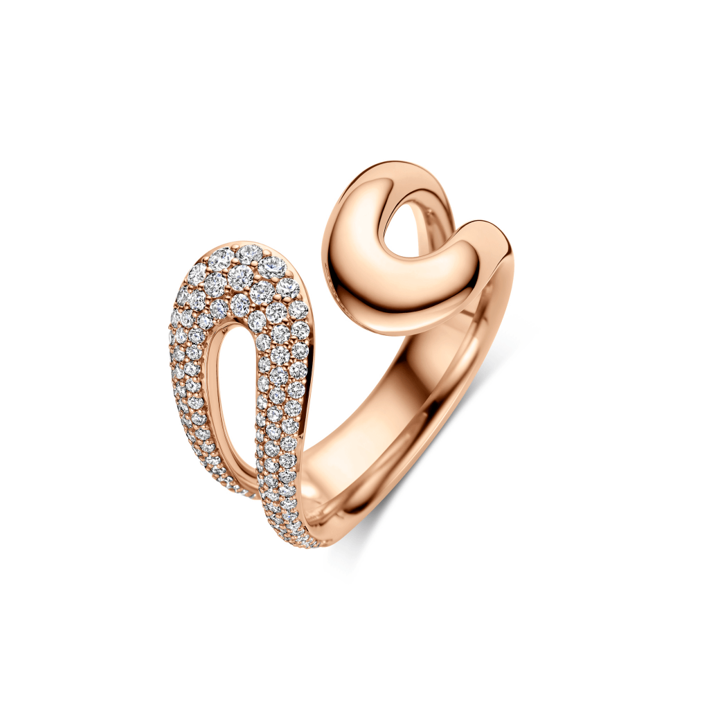 Schaap en Citroen Diamonds ring roodgoud met diamant - #2 Schaap en Citroen Diamonds ring roodgoud met diamant - #2