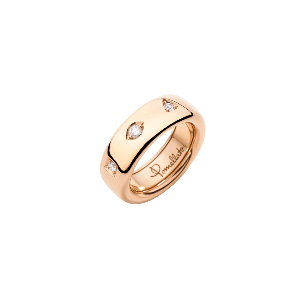 Pomellato Iconica ring roodgoud met diamant - PAC4006 O7000 DB000 - #5 Pomellato Iconica ring roodgoud met diamant - PAC4006 O7000 DB000 - #5