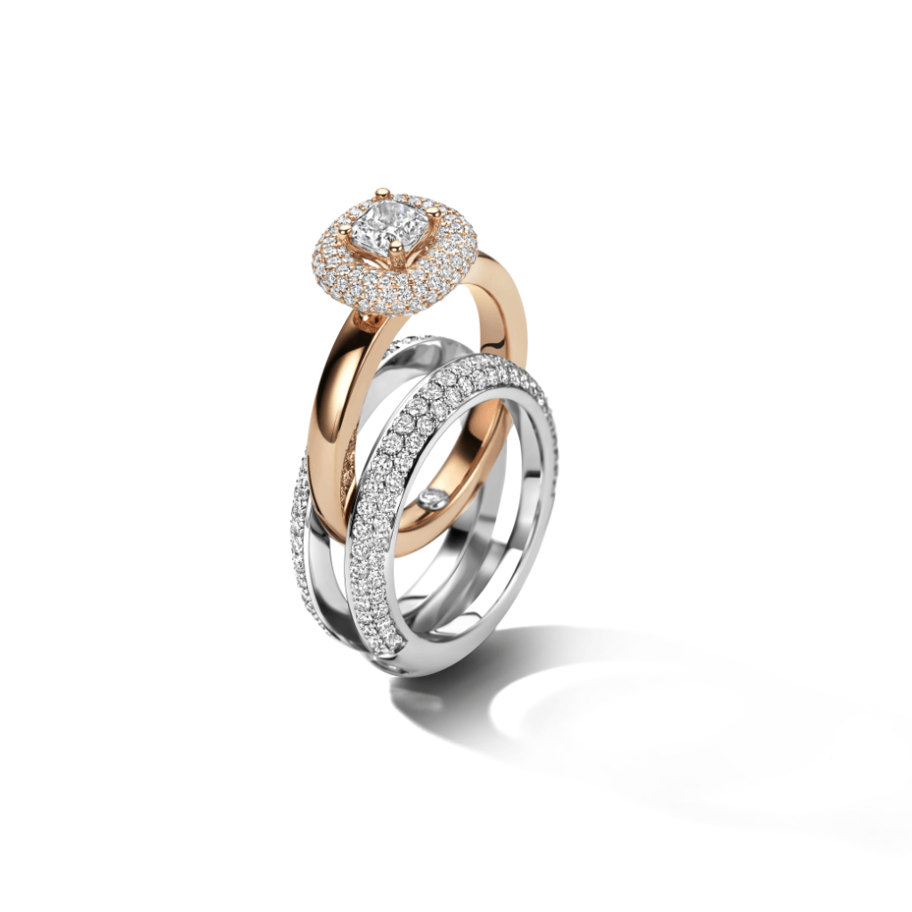 Schaap en Citroen Diamonds ring witgoud met diamant - #4 Schaap en Citroen Diamonds ring witgoud met diamant - #4