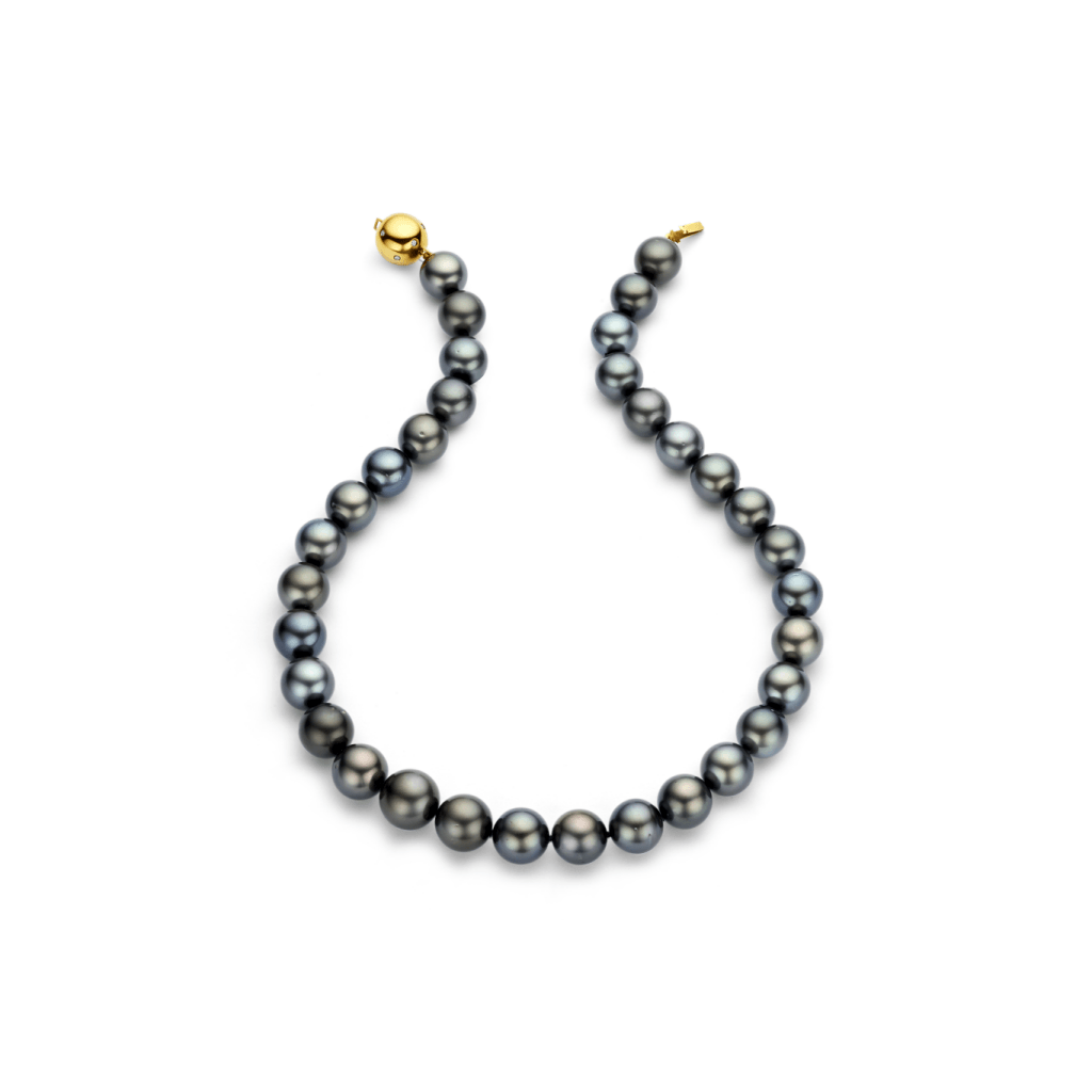 Schaap en Citroen Pearls collier geelgoud met diamant - #4