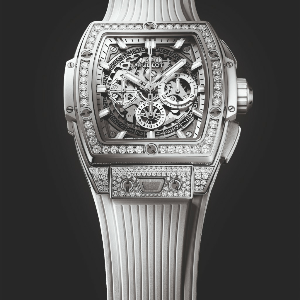 Hublot Spirit Of Big Bang Titanium White Pavé 42mm - 642.NE.2010.RW.1604 - #6 Hublot Spirit Of Big Bang Titanium White Pavé 42mm - 642.NE.2010.RW.1604 - #6