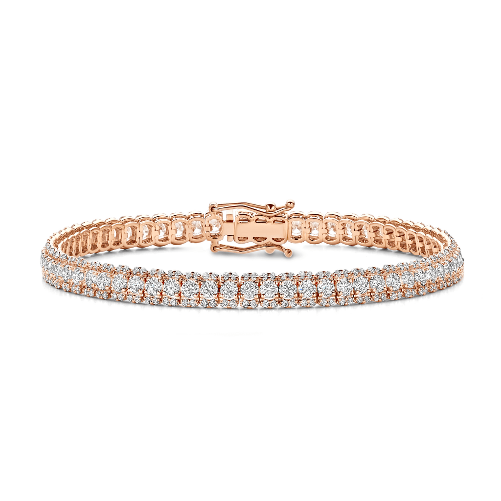Schaap en Citroen Diamonds armband roodgoud met diamant - #4