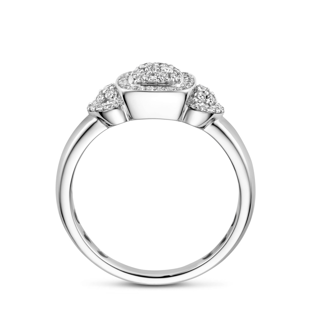 Tirisi Jewelry Milano Tre ring witgoud - TR9820DW - #3 Tirisi Jewelry Milano Tre ring witgoud - TR9820DW - #3