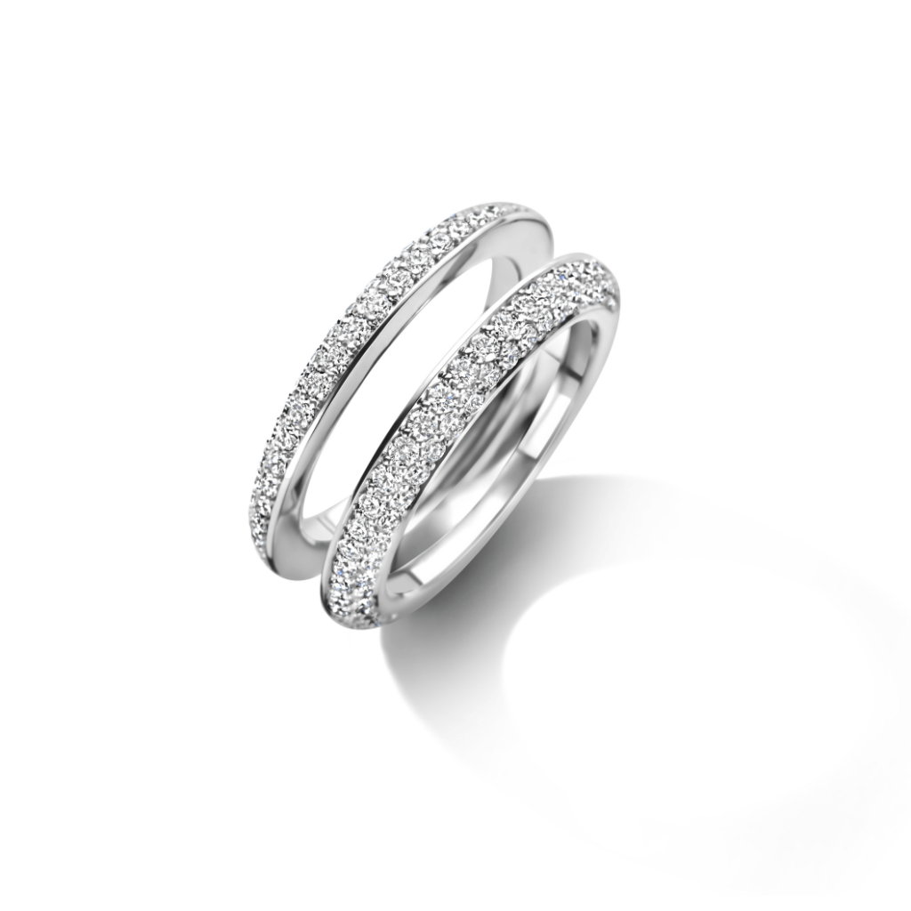 Schaap en Citroen Diamonds ring witgoud met diamant - #6 Schaap en Citroen Diamonds ring witgoud met diamant - #6