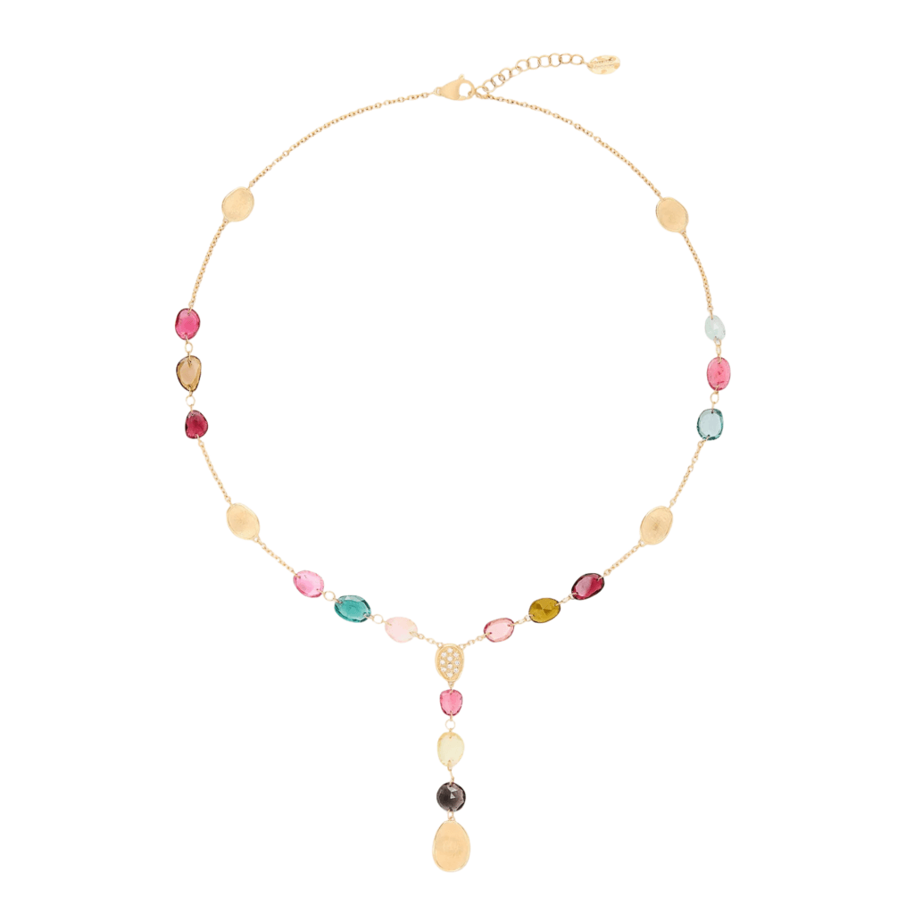 Marco Bicego Lunaria collier geelgoud met diamant - CB2870-B-TM01 - #1