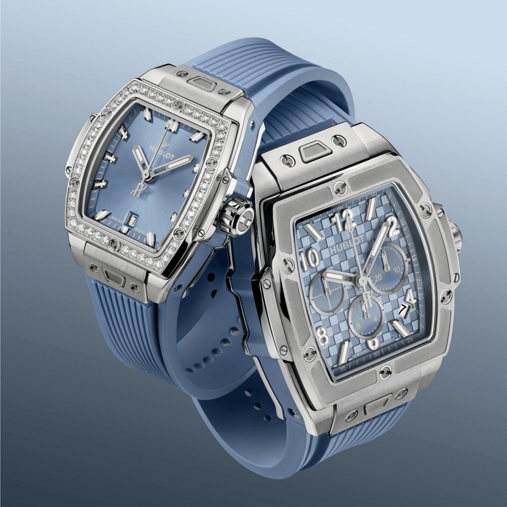 Hublot Spirit Of Big Bang Steel Coal Blue Diamonds 32mm - 682.SX.717B.RX.1204 - #4 Hublot Spirit Of Big Bang Steel Coal Blue Diamonds 32mm - 682.SX.717B.RX.1204 - #4