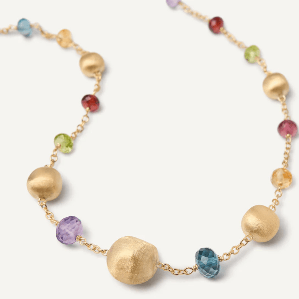 Marco Bicego Africa collier geelgoud met diversen kleurstenen - CB2281-L-MIX02 - #4 Marco Bicego Africa collier geelgoud met diversen kleurstenen - CB2281-L-MIX02 - #4