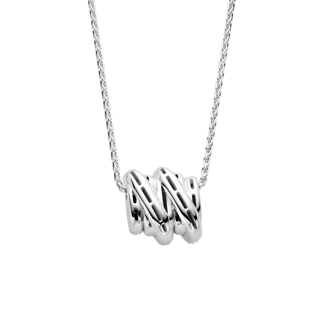 Tirisi Jewelry Amsterdam Swirl collier witgoud - TN2163DW - #3 Tirisi Jewelry Amsterdam Swirl collier witgoud - TN2163DW - #3