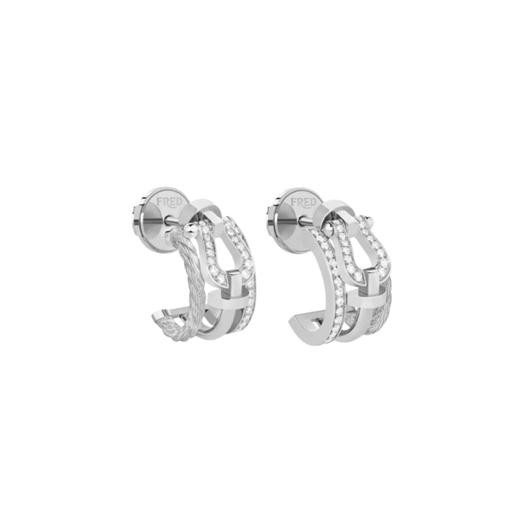 Fred Force 10 Rise oorsieraad witgoud met diamant - 8B0342-000 - #1 Fred Force 10 Rise oorsieraad witgoud met diamant - 8B0342-000 - #1