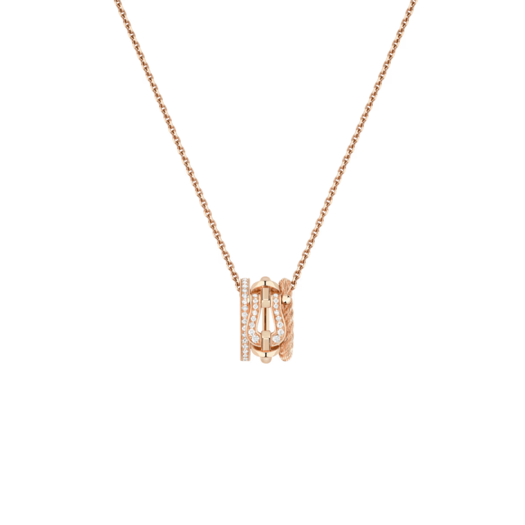 Fred Force 10 Rise collier roodgoud met diamant - 3B0312-000 - #1 Fred Force 10 Rise collier roodgoud met diamant - 3B0312-000 - #1