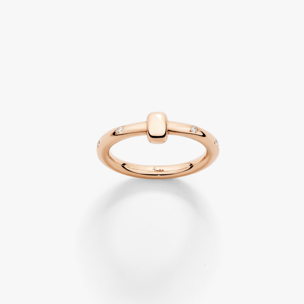 Pomellato Pomellato Together ring roodgoud met diamant - PAC5014 O7000 DB000 - #2 Pomellato Pomellato Together ring roodgoud met diamant - PAC5014 O7000 DB000 - #2