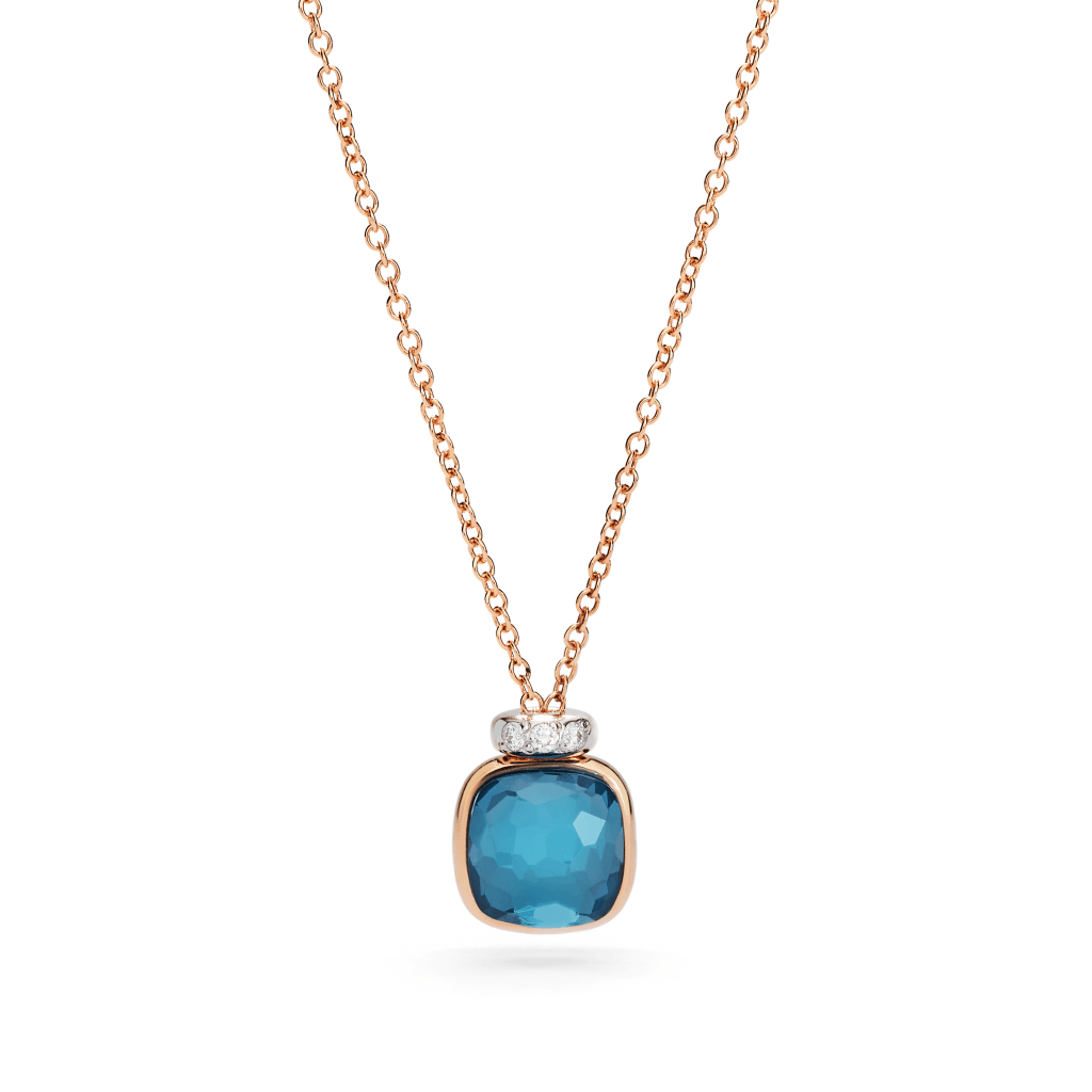 Pomellato Nudo collier roodgoud met diamant - PCC5020 O6WHR DB0TL - #2 Pomellato Nudo collier roodgoud met diamant - PCC5020 O6WHR DB0TL - #2