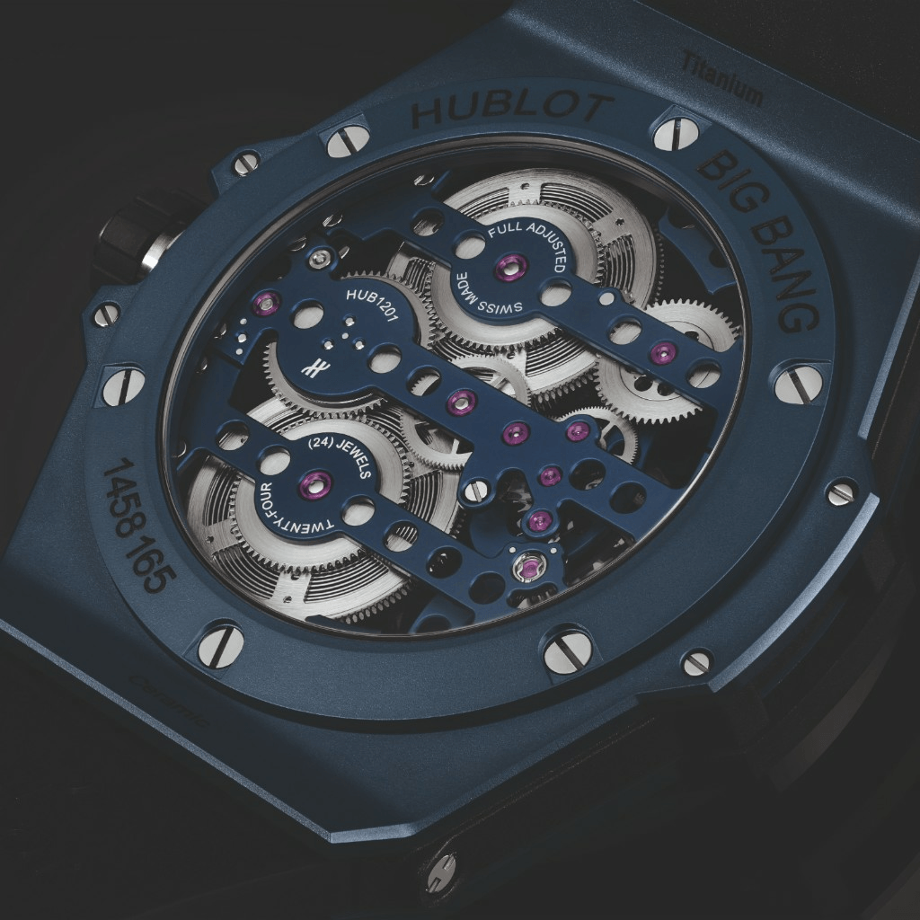 Hublot Big Bang Meca 10 Ceramic Blue 10-Day Power Reserve 45mm - 414.EX.5123.RX - #10 Hublot Big Bang Meca 10 Ceramic Blue 10-Day Power Reserve 45mm - 414.EX.5123.RX - #10