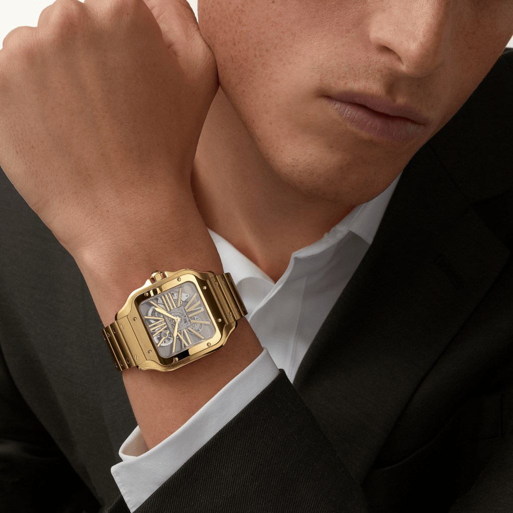 Cartier Santos De Cartier Skeleton - WHSA0042 - #8 Cartier Santos De Cartier Skeleton - WHSA0042 - #8