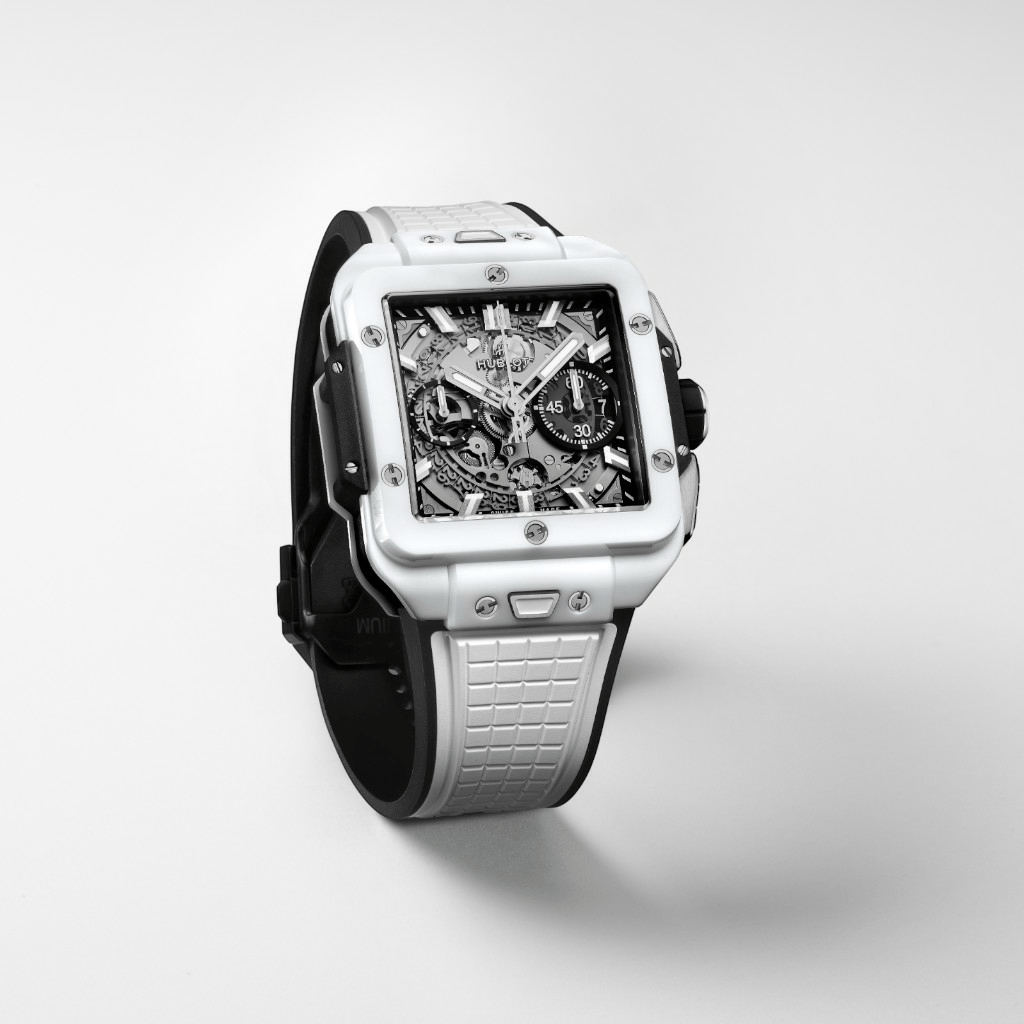 Hublot Square Bang Unico White Ceramic 42mm - 821.HX.0170.RX - #7 Hublot Square Bang Unico White Ceramic 42mm - 821.HX.0170.RX - #7