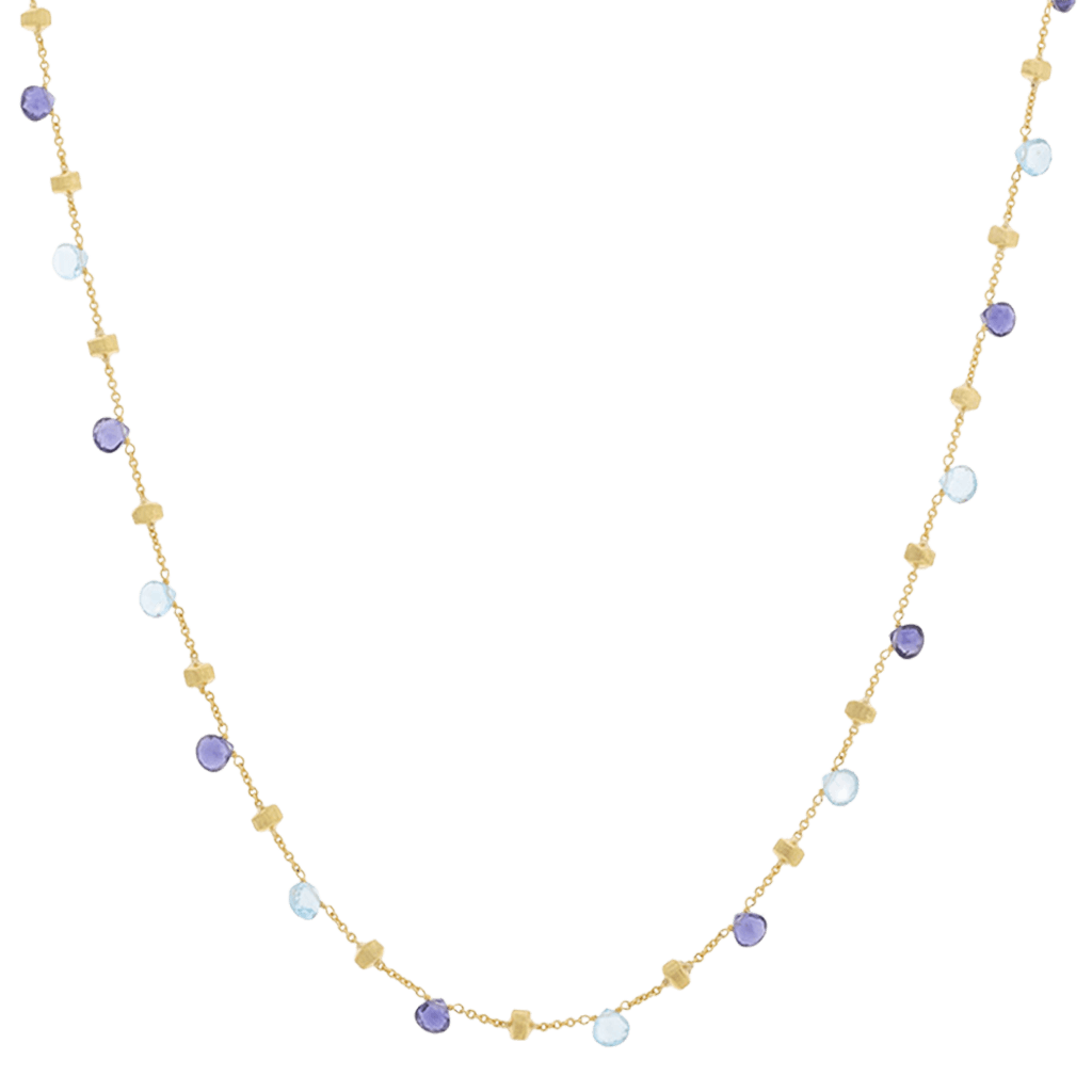 Marco Bicego Paradise collier geelgoud met diversen kleurstenen - CB765-MIX240 - #1 Marco Bicego Paradise collier geelgoud met diversen kleurstenen - CB765-MIX240 - #1