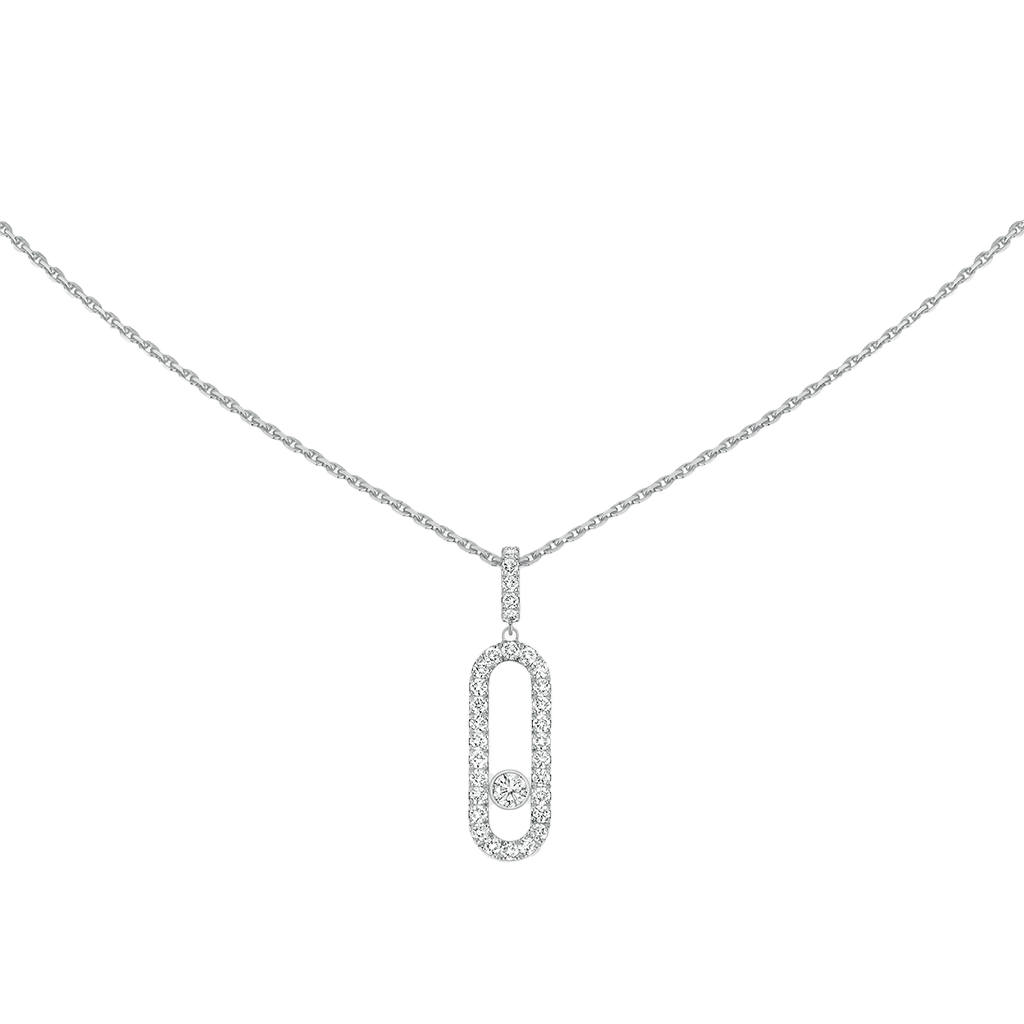 Messika Move Uno collier witgoud met diamant - 12058-WG - #3 Messika Move Uno collier witgoud met diamant - 12058-WG - #3