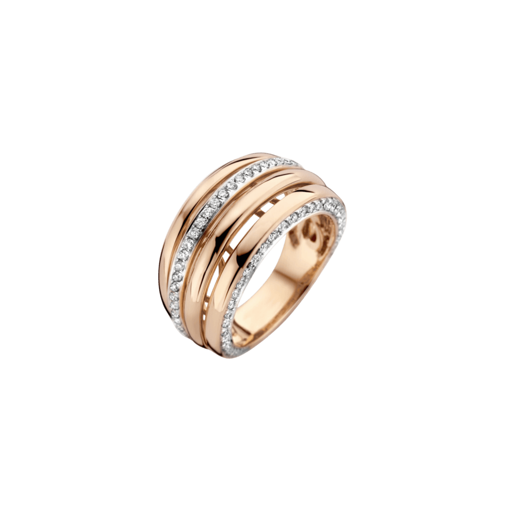 Schaap en Citroen Diamonds ring roodgoud - #1