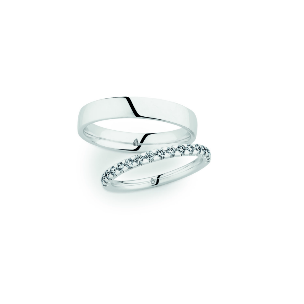 Trouwring Classic Love Collection witgoud - 280153 - #3