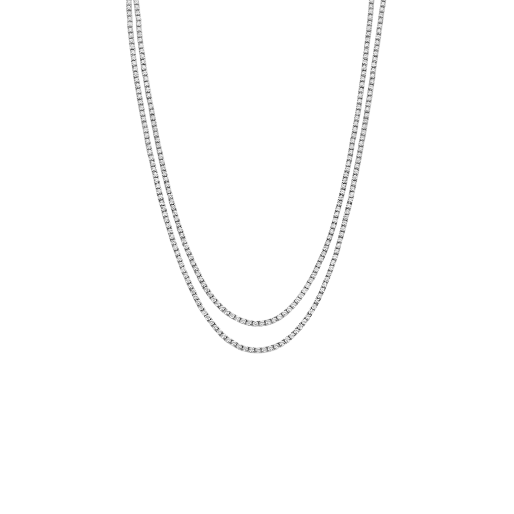 Schaap en Citroen Diamonds collier witgoud met diamant - #1 Schaap en Citroen Diamonds collier witgoud met diamant - #1