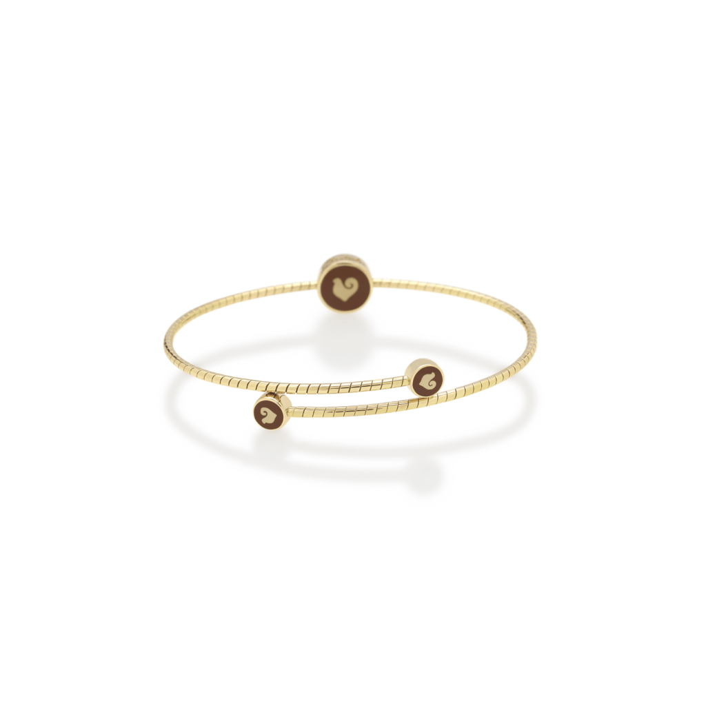 Chantecler Paillettes armband roodgoud met diamant - 41414 - #5