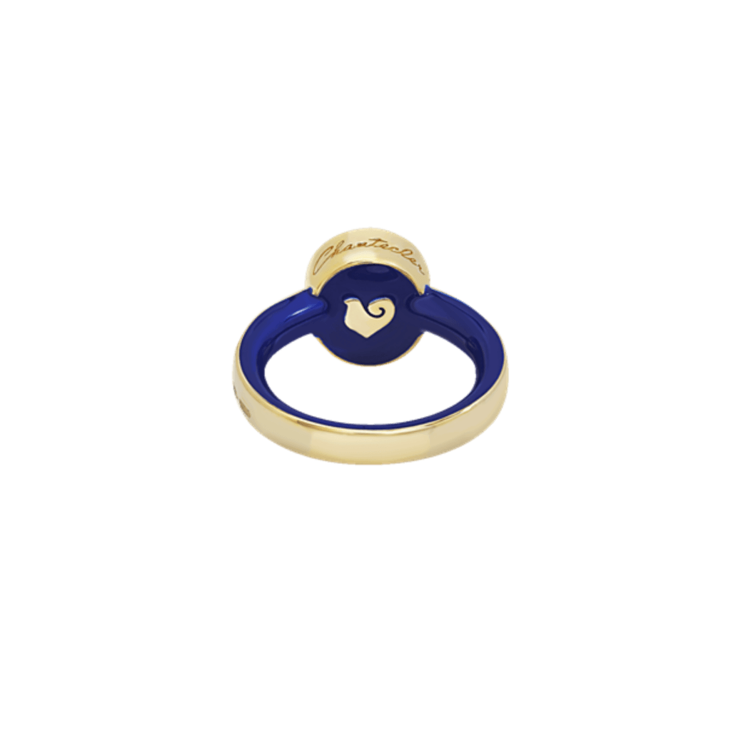 Chantecler Paillettes ring geelgoud met saffier - 41271 - #2 Chantecler Paillettes ring geelgoud met saffier - 41271 - #2