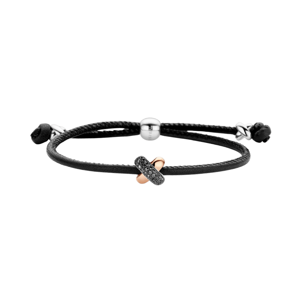 Tirisi Moda Kisses armband geelgoud met markasiet - TM2135BL(2P) - #1 Tirisi Moda Kisses armband geelgoud met markasiet - TM2135BL(2P) - #1