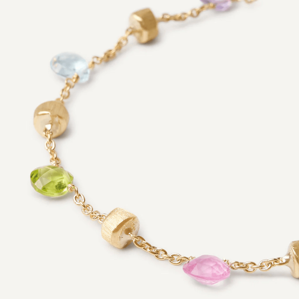 Marco Bicego Paradise armband geelgoud met diversen kleurstenen - BB765-MIX01 - #3 Marco Bicego Paradise armband geelgoud met diversen kleurstenen - BB765-MIX01 - #3