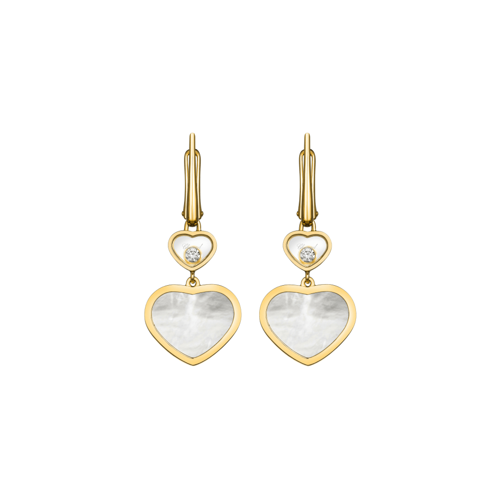 Chopard Happy Diamonds Happy Hearts oorsieraad geelgoud met diamant - 837482-0310 - #3 Chopard Happy Diamonds Happy Hearts oorsieraad geelgoud met diamant - 837482-0310 - #3