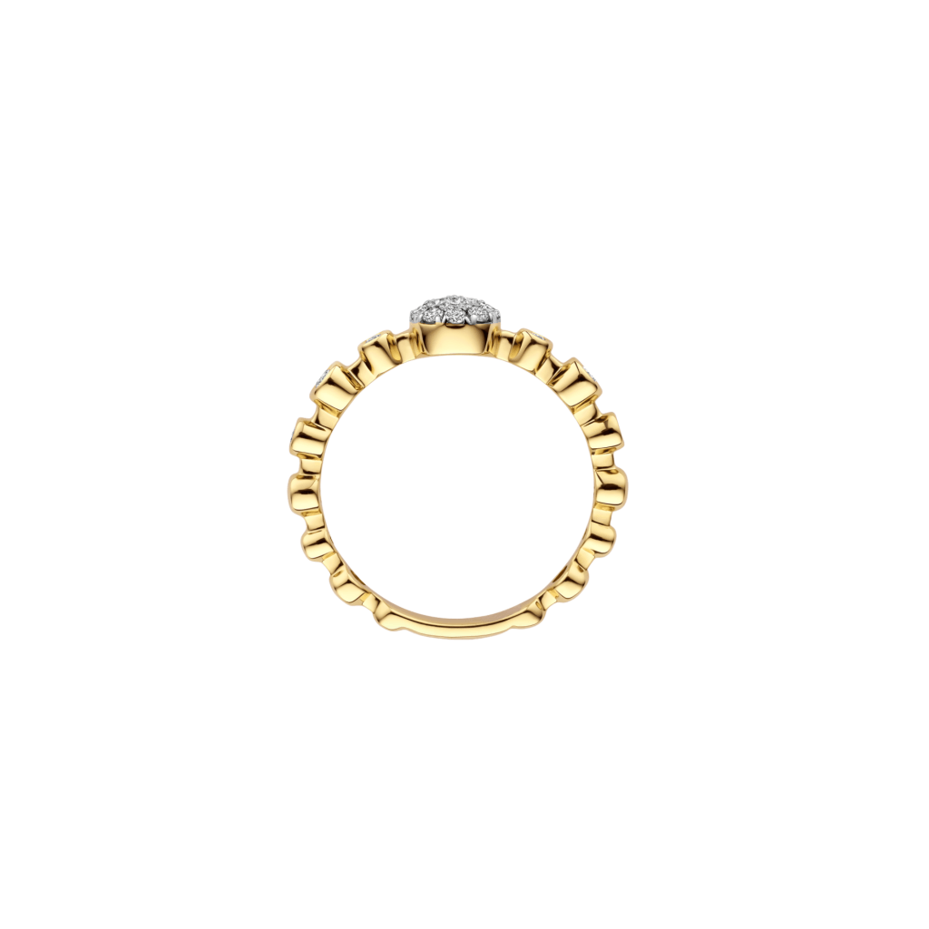 Tirisi Jewelry Venice Exclusive ring geelgoud met diamant - TR9806D(2T) - #3 Tirisi Jewelry Venice Exclusive ring geelgoud met diamant - TR9806D(2T) - #3