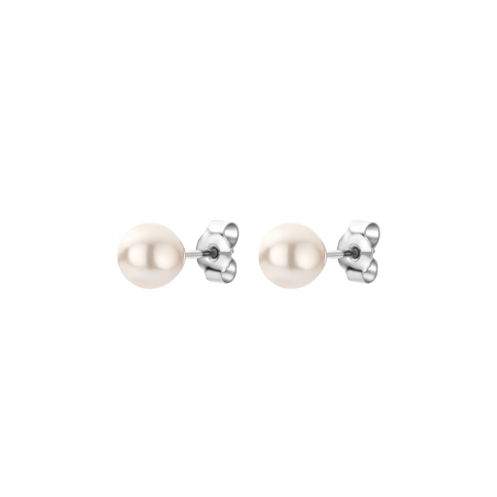 Schaap en Citroen Pearls oorsieraad witgoud met parel - #2 Schaap en Citroen Pearls oorsieraad witgoud met parel - #2