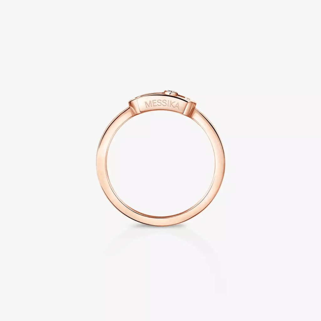 Messika Move Uno ring roodgoud met diamant - 10055-PG - #5 Messika Move Uno ring roodgoud met diamant - 10055-PG - #5