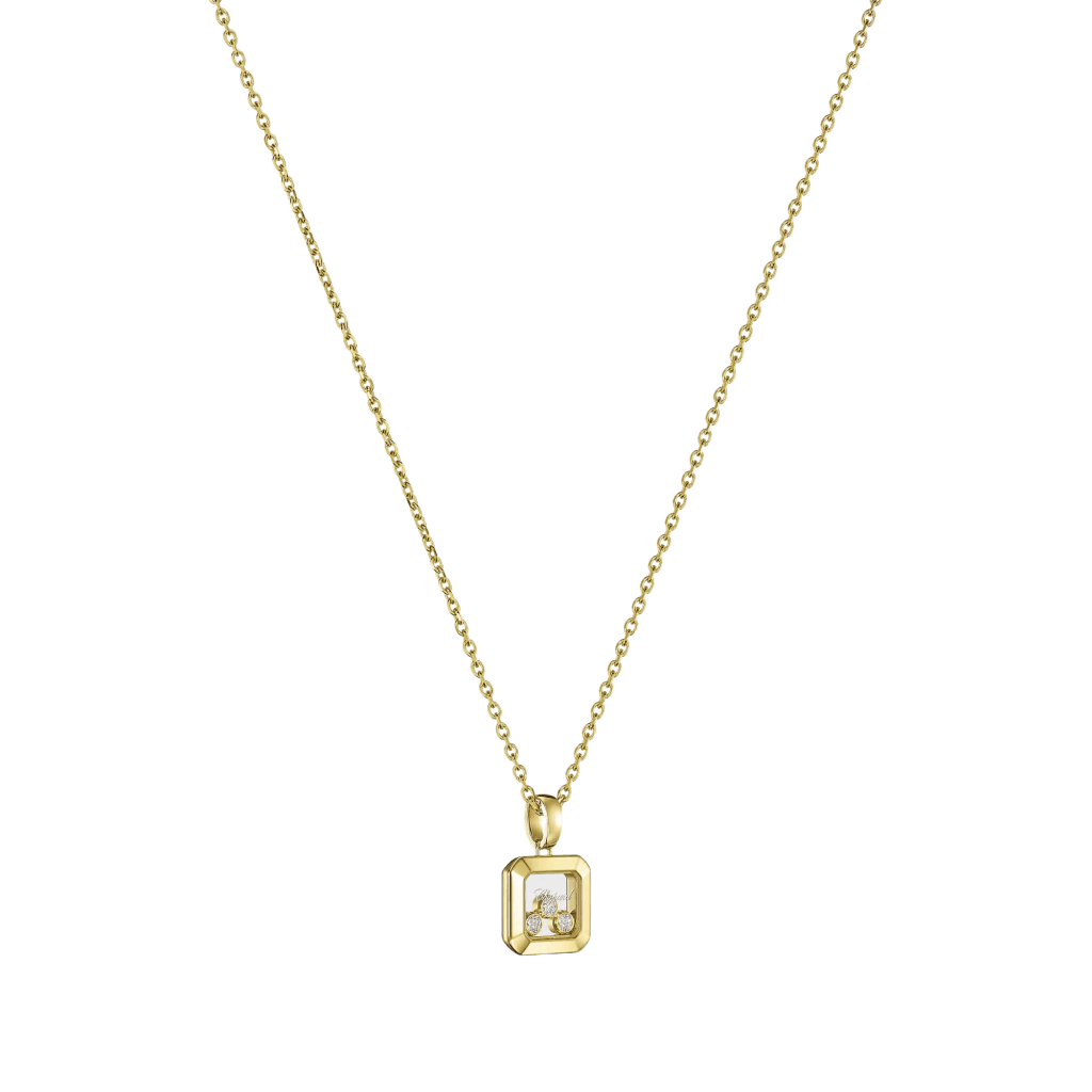 Chopard Happy Diamonds Icons Square collier geelgoud met diamant - 79A115-0001 - #3 Chopard Happy Diamonds Icons Square collier geelgoud met diamant - 79A115-0001 - #3