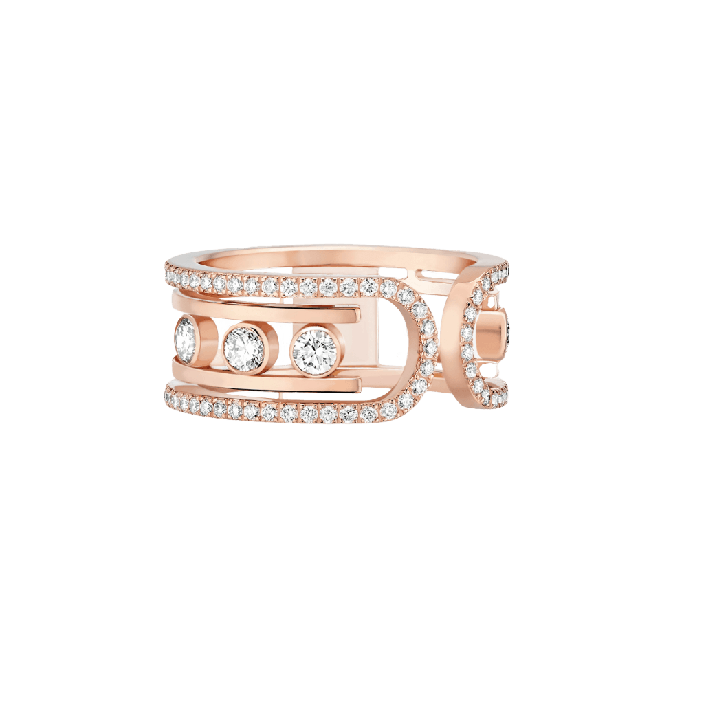 Messika Move 10th ring roodgoud met diamant - 11955-PG - #2 Messika Move 10th ring roodgoud met diamant - 11955-PG - #2