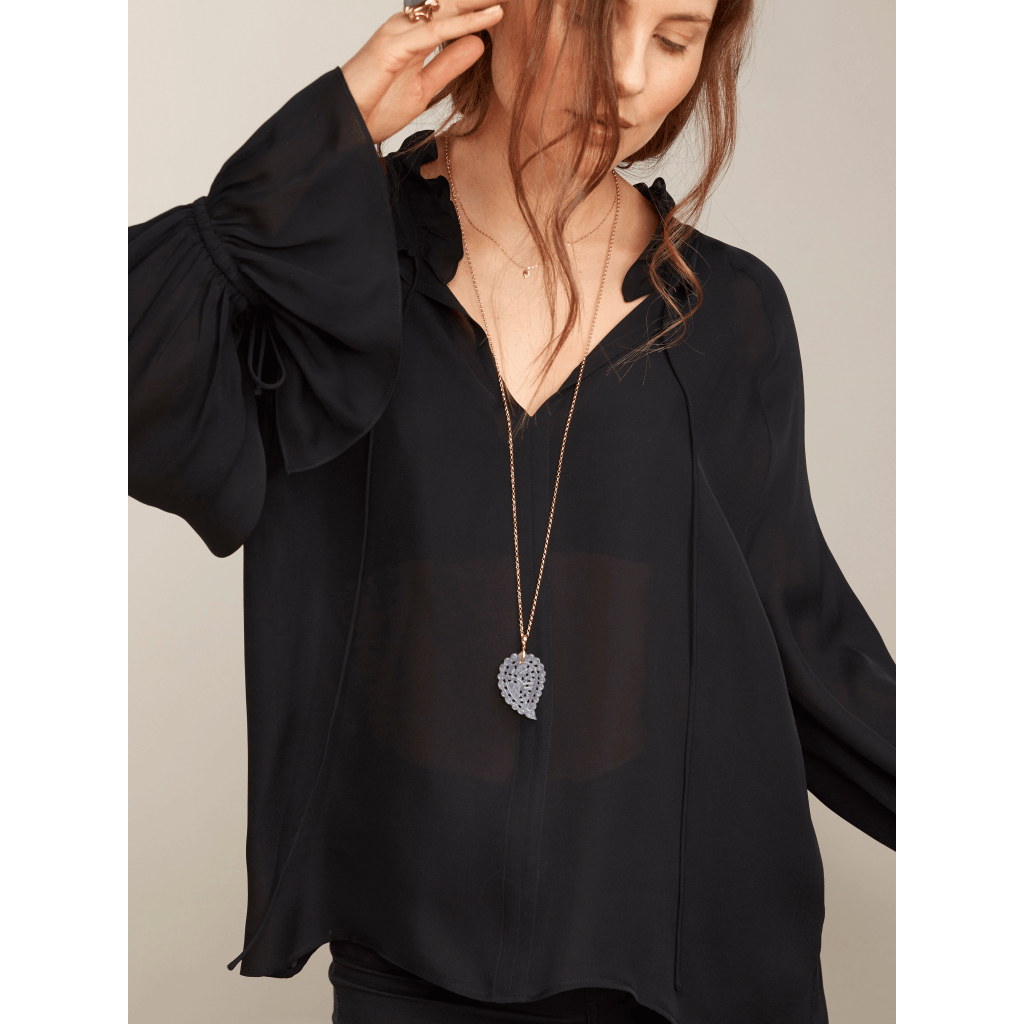 Tamara Comolli India hanger roodgoud met chalcedoon - P-IND-m-Gre-rg - #2 Tamara Comolli India hanger roodgoud met chalcedoon - P-IND-m-Gre-rg - #2