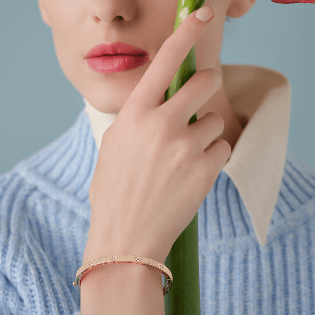 Roberto Coin Love In Verona armband roodgoud met diamant - ADR888BA2014 - #5 Roberto Coin Love In Verona armband roodgoud met diamant - ADR888BA2014 - #5