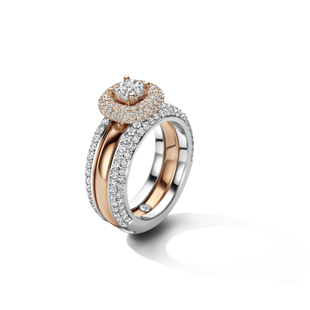 Schaap en Citroen Diamonds ring witgoud met diamant - #7 Schaap en Citroen Diamonds ring witgoud met diamant - #7