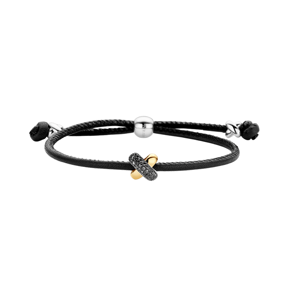 Tirisi Moda Kisses armband geelgoud met markasiet - TM2135BL(2T) - #3 Tirisi Moda Kisses armband geelgoud met markasiet - TM2135BL(2T) - #3