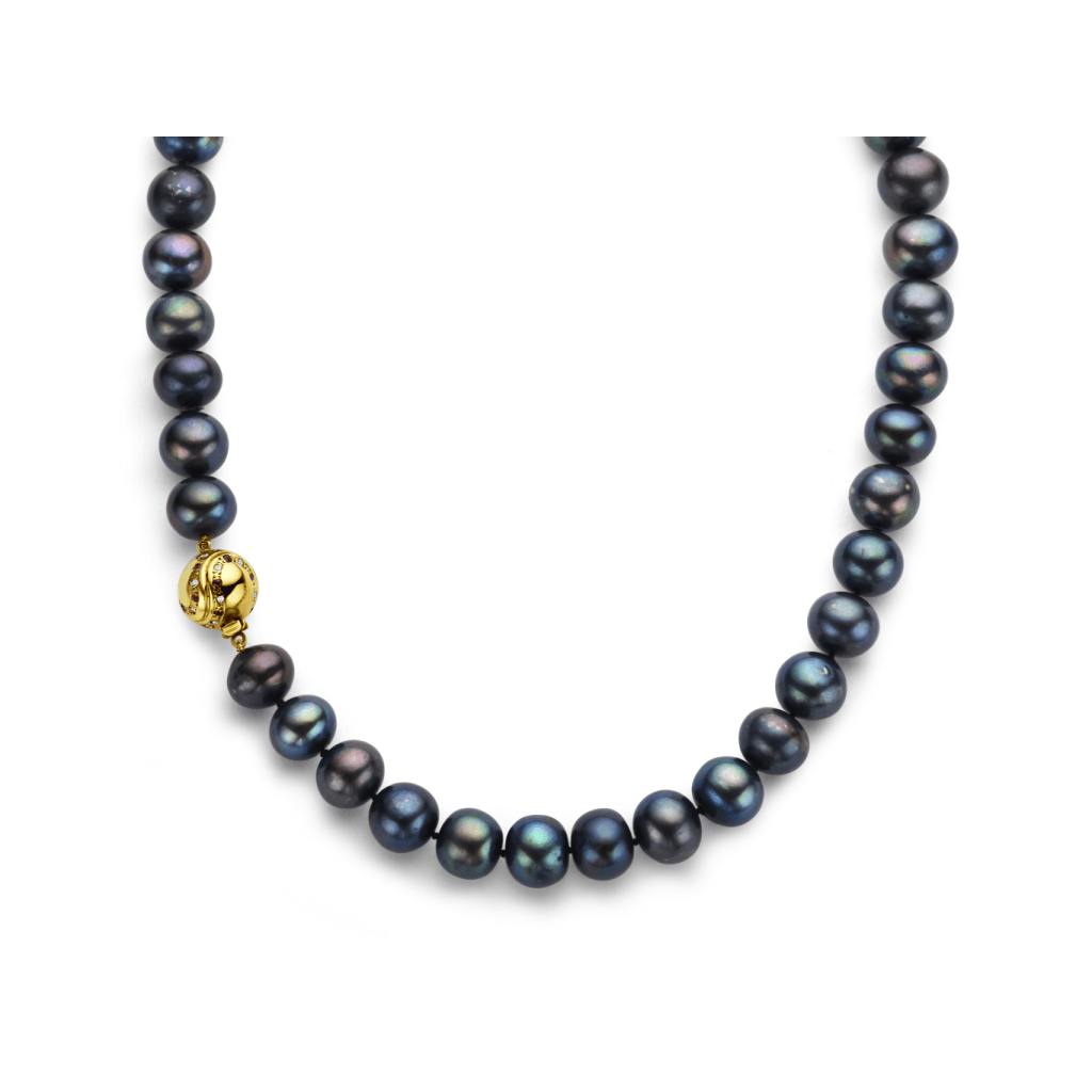 Schaap en Citroen Pearls collier geelgoud met diamant - #2 Schaap en Citroen Pearls collier geelgoud met diamant - #2