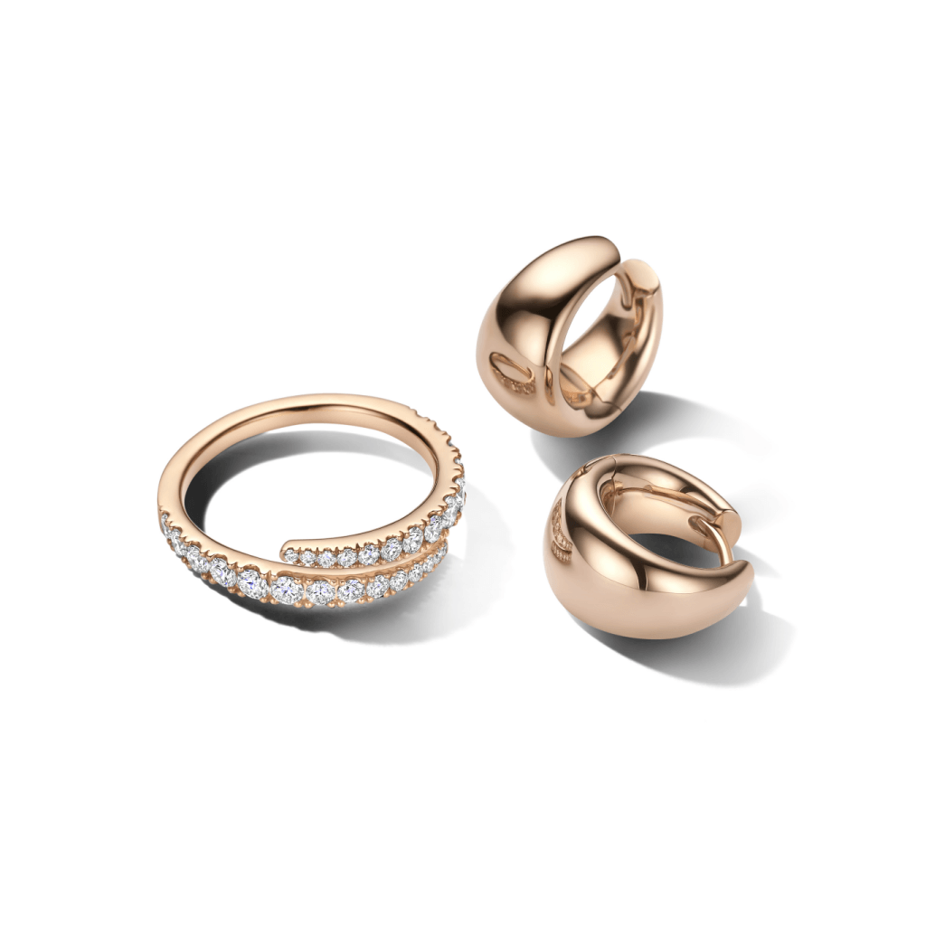 Schaap en Citroen Diamonds ring roodgoud met diamant - #6 Schaap en Citroen Diamonds ring roodgoud met diamant - #6