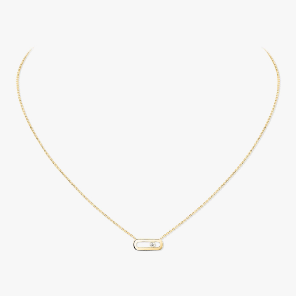 Messika Move Uno collier geelgoud met diamant - 14613-YG - #3 Messika Move Uno collier geelgoud met diamant - 14613-YG - #3
