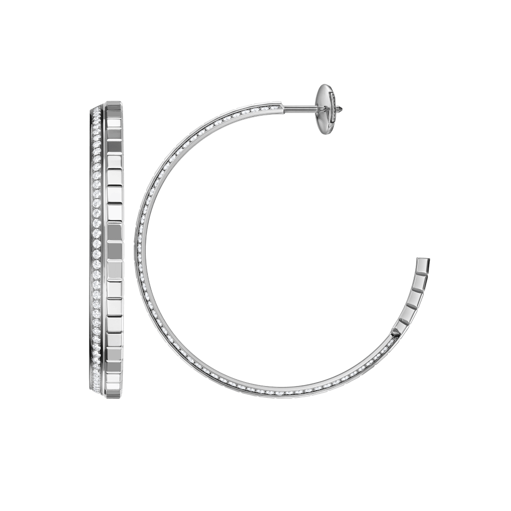 Chopard Ice Cube Mini oorsieraad witgoud met diamant - 837008-1002 - #2