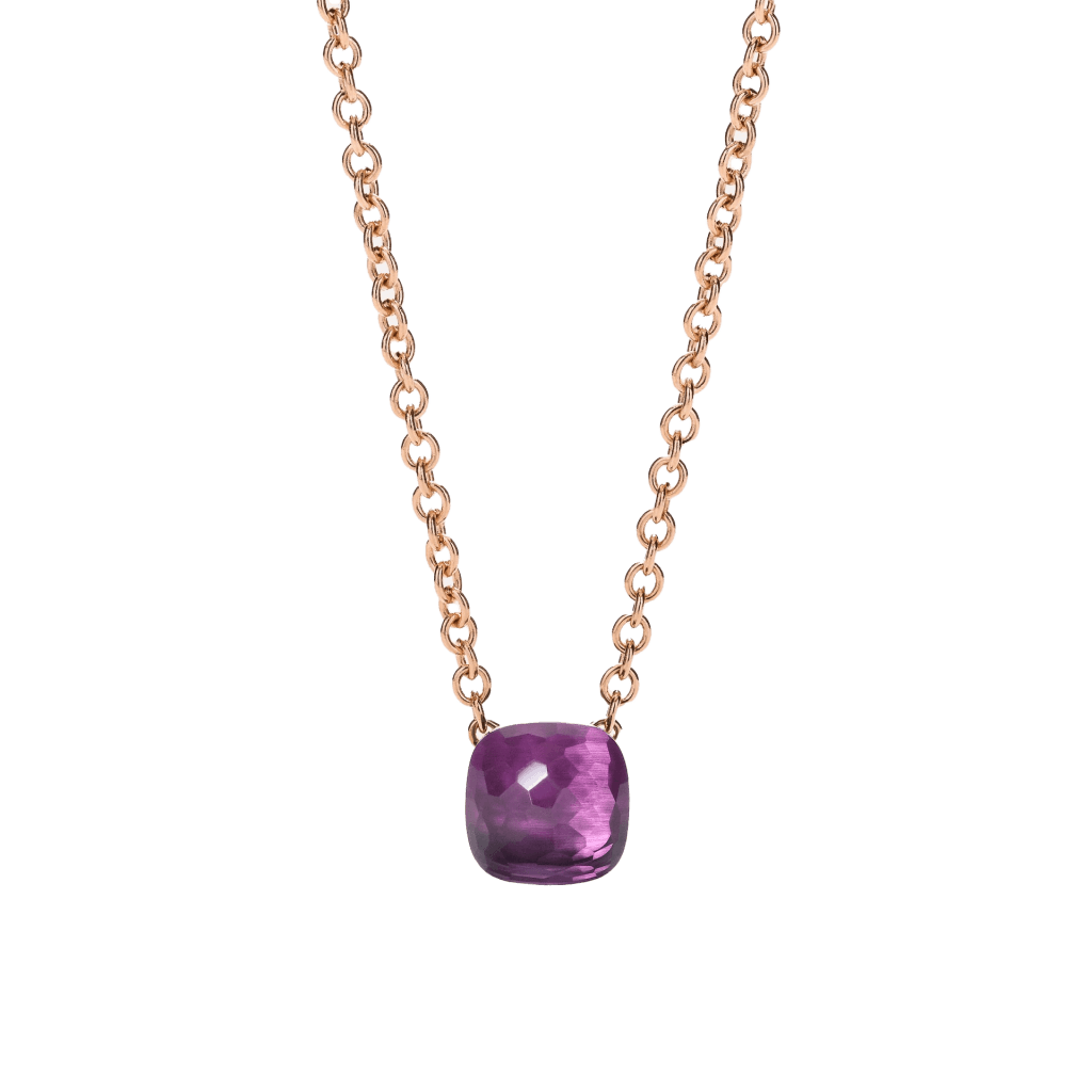 Pomellato Nudo collier roodgoud met amethist - PCB6010 O6000 000OI - #1 Pomellato Nudo collier roodgoud met amethist - PCB6010 O6000 000OI - #1
