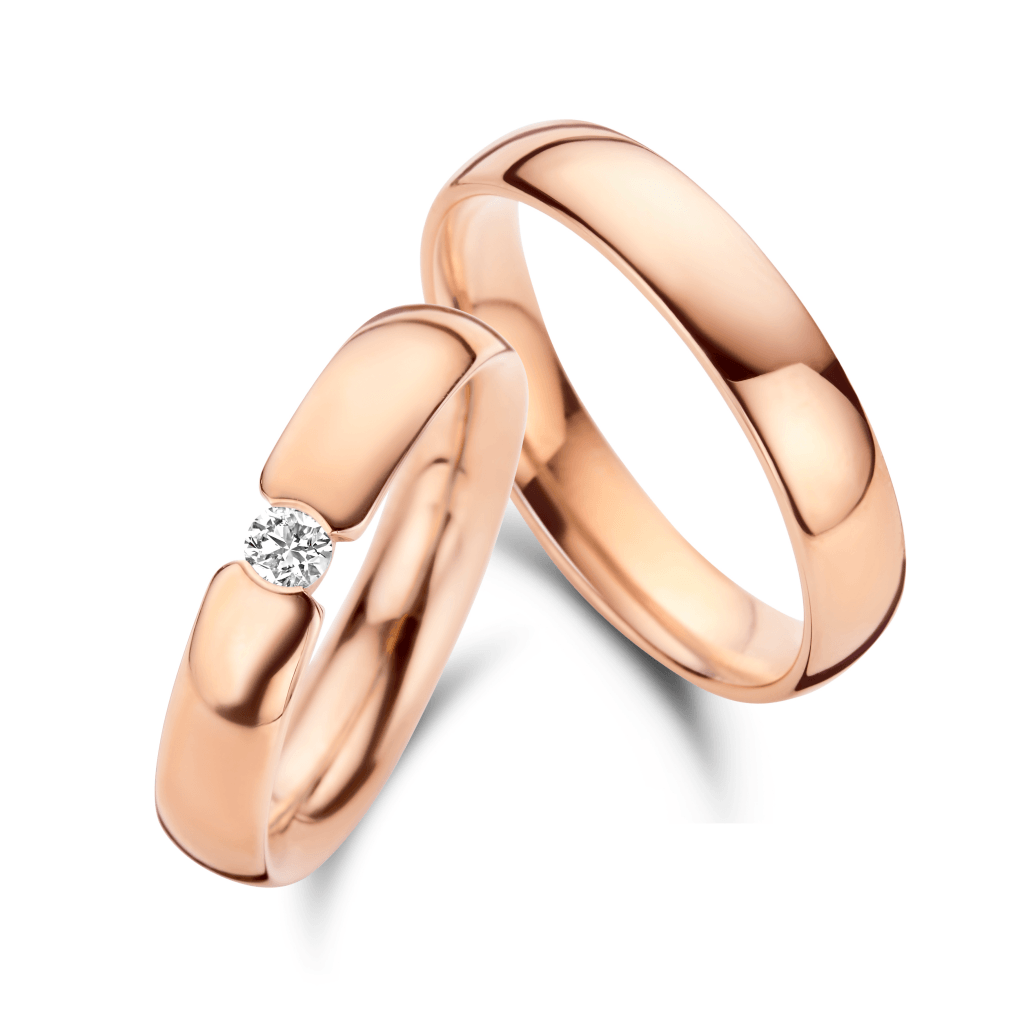 Trouwring Classic Love Collection roodgoud - 241453 - #2 Trouwring Classic Love Collection roodgoud - 241453 - #2