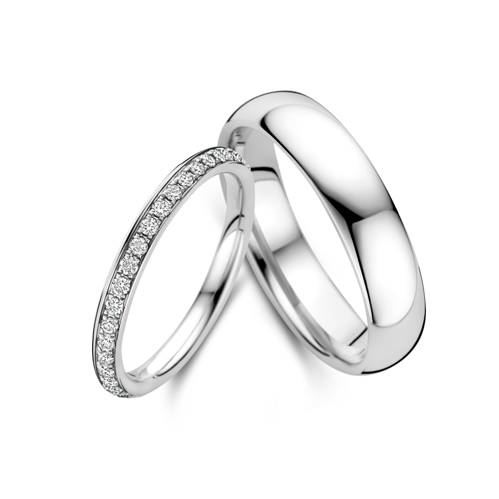 Trouwring Classic Love Collection witgoud - 247064 - #2 Trouwring Classic Love Collection witgoud - 247064 - #2